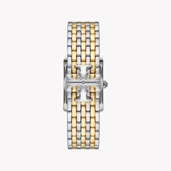 Tory Burch Women's Silver & Gold Watch, White Dial | Tbw1070 by i-watch