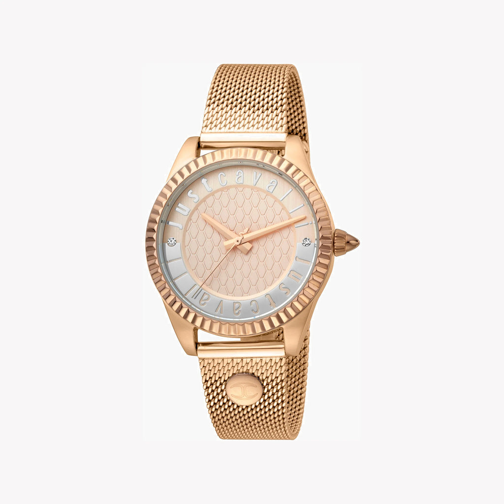 JUST CAVALLI Women's Watch with Rose Gold Stainless Steel Case and Rose Gold Stainless Steel Band-i-Watch-2