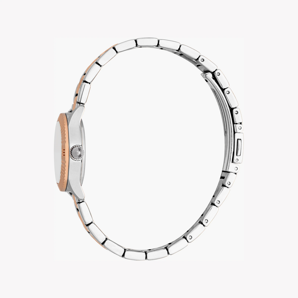 Just Cavalli Women's Two-Tone Watch, Silver & Rose Gold | Jc1l328m0095 by i-watch