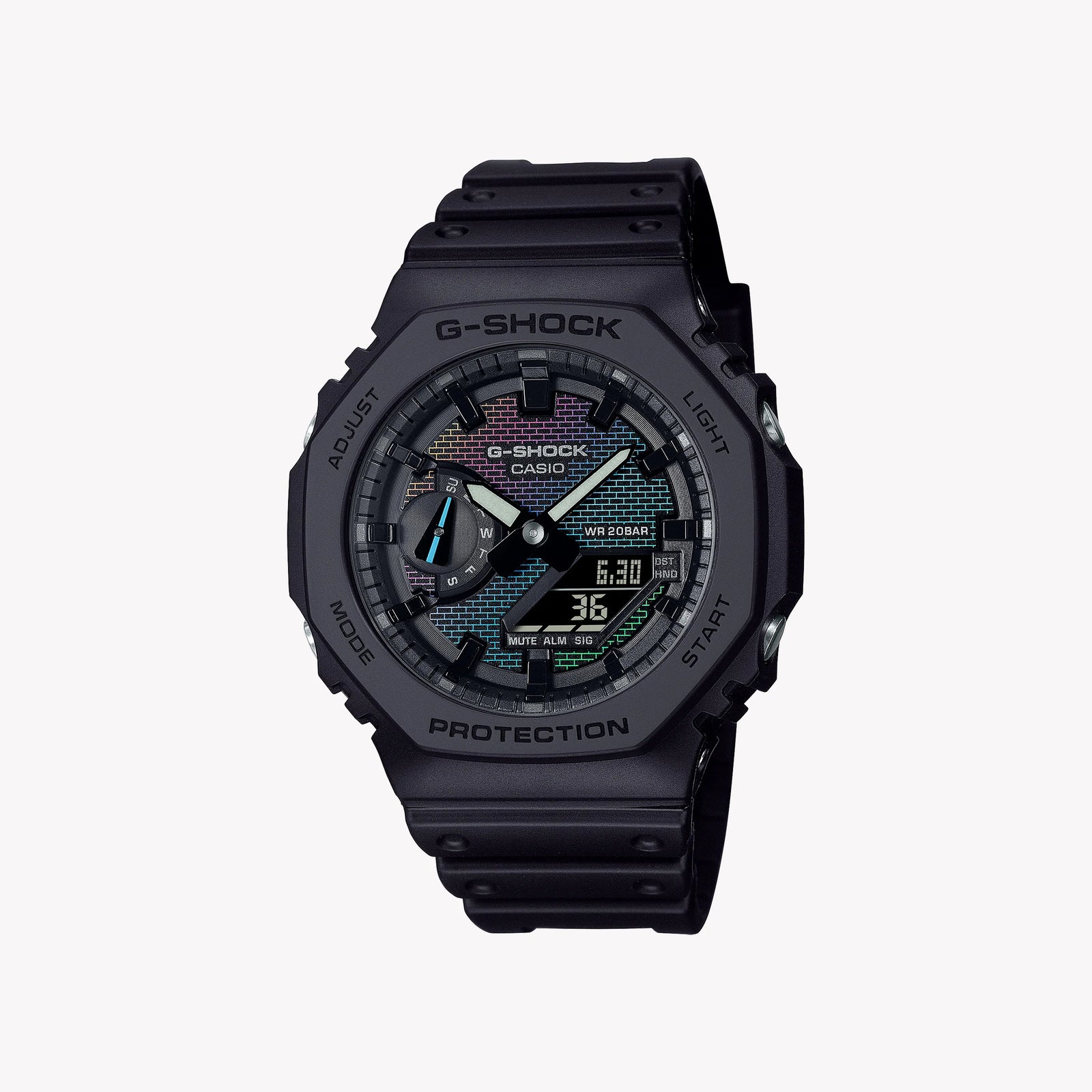 Casio G-Shock Men's Black/Red Resin Watch, Analog-Digital | Ga-2100rw-1aer by i-watch