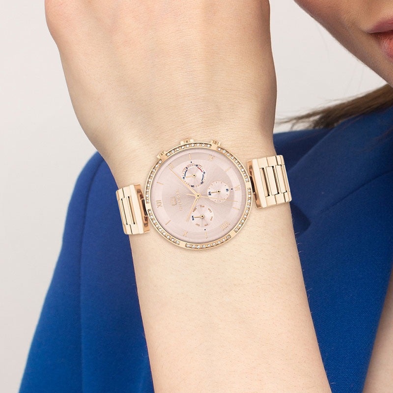 TOMMY HILFIGER Mod. LUNA Rose Gold - Stylish Watch SKU 1782391-i-Watch-4