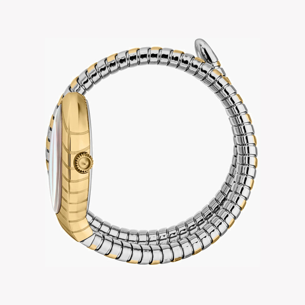 JUST CAVALLI Women's Watch with Gold Stainless Steel Case and Silver & Gold Stainless Steel Band-i-Watch-2