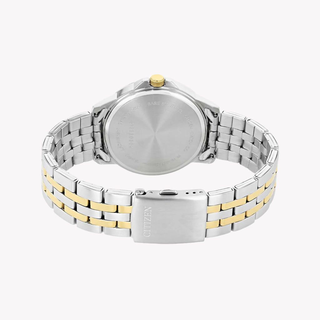 CITIZEN BF2018-52H - BOLD ELEGANCE MEN'S WATCH WITH STUNNING BLACK DIAL & GOLD BAND-i-Watch-2