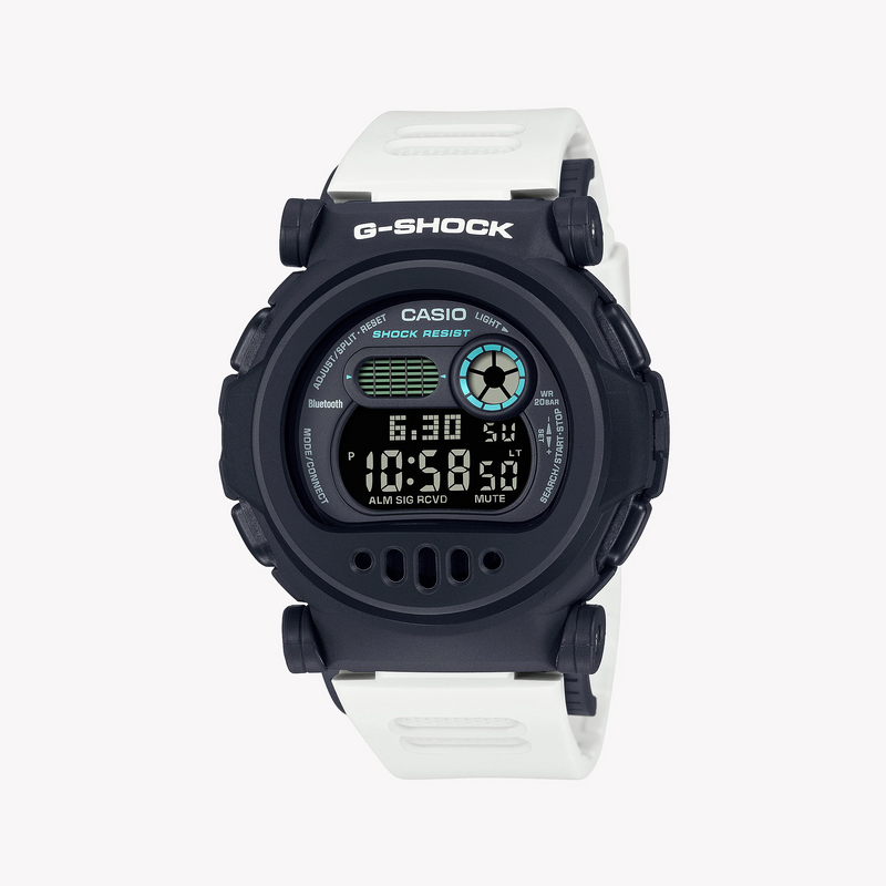 Casio G-Shock G-B001sf-7dr - Sporty Confidence Unleashed Men's Watch With Rugged White Design & Bluetooth Connectivity by i-watch