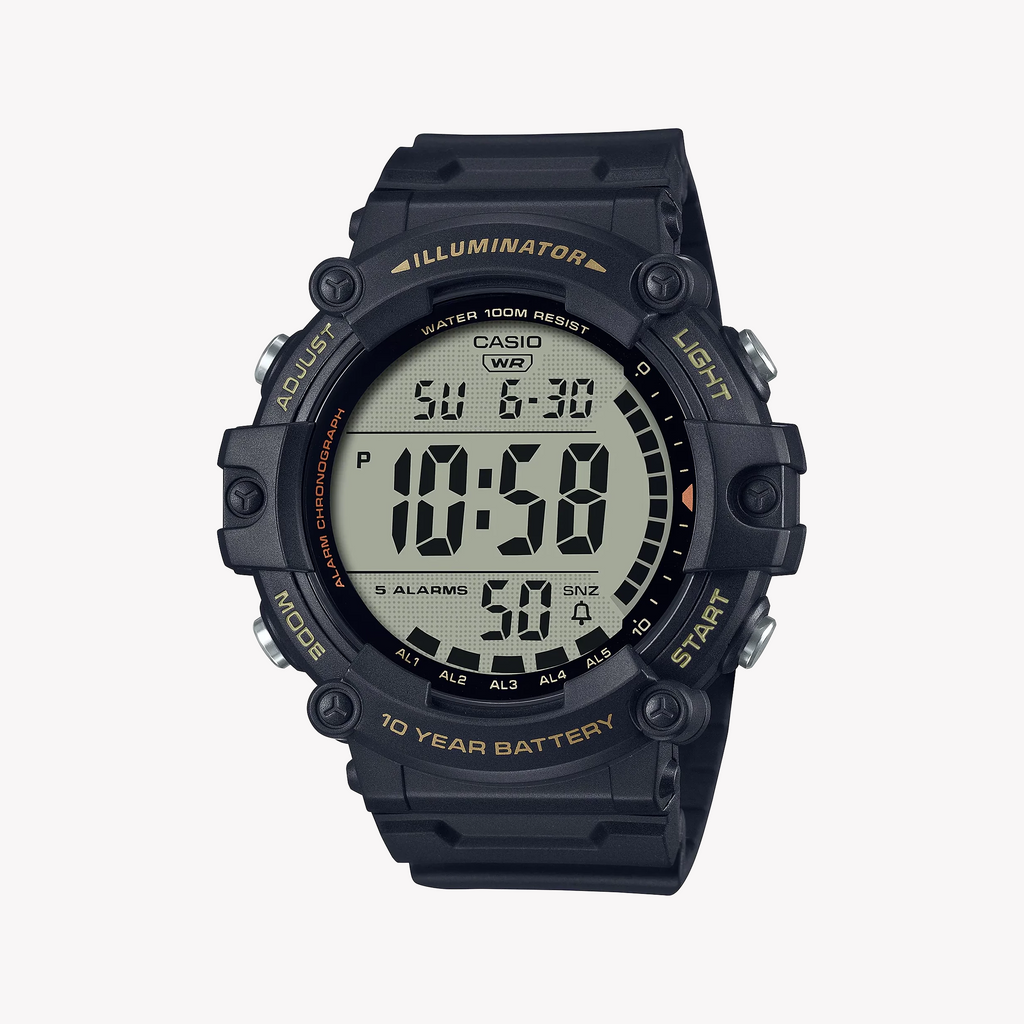 CASIO AE-1500WHX-1AV DYNAMIC PERFORMANCE - VERSATILE MEN'S DIGITAL WATCH WITH BLACK RESIN BAND-i-Watch-3