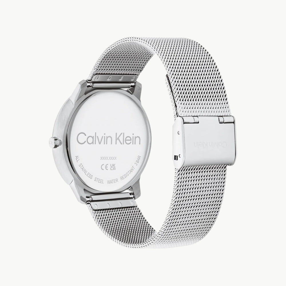 Ck Calvin Klein Men's Silver Stainless Steel Watch, Silver Dial | Ck1w1001 by i-watch
