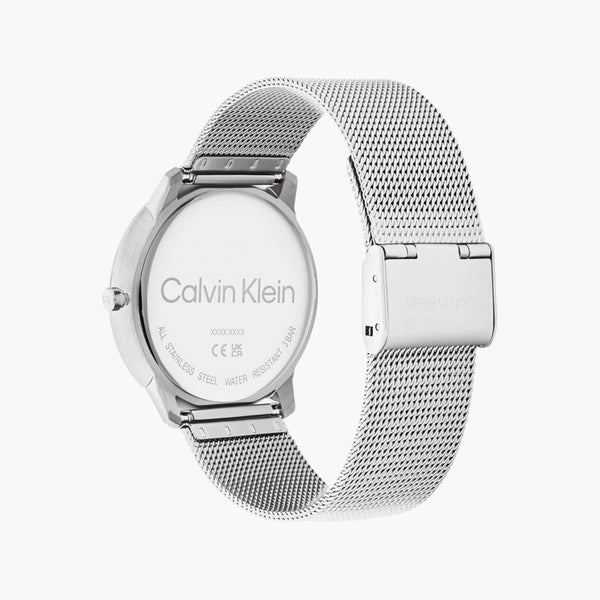 Ck Calvin Klein Men's Silver Stainless Steel Watch, Silver Dial | Ck1w1001 by i-watch