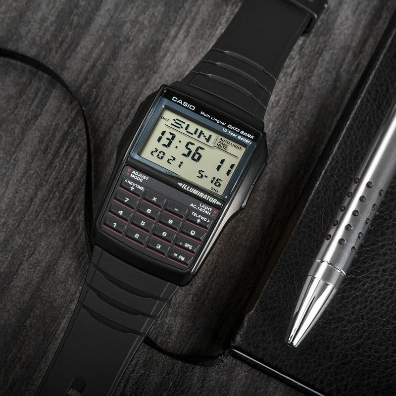 Casio Unisex Black Resin Digital Watch, Bold Display | Dbc-32-1a by i-watch