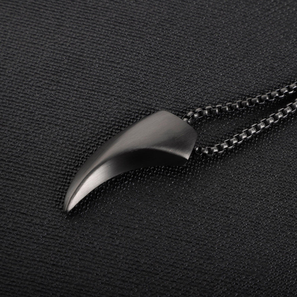 Zink Men's Black Stainless Steel Necklace | Zjpd006sp-Pg by i-watch