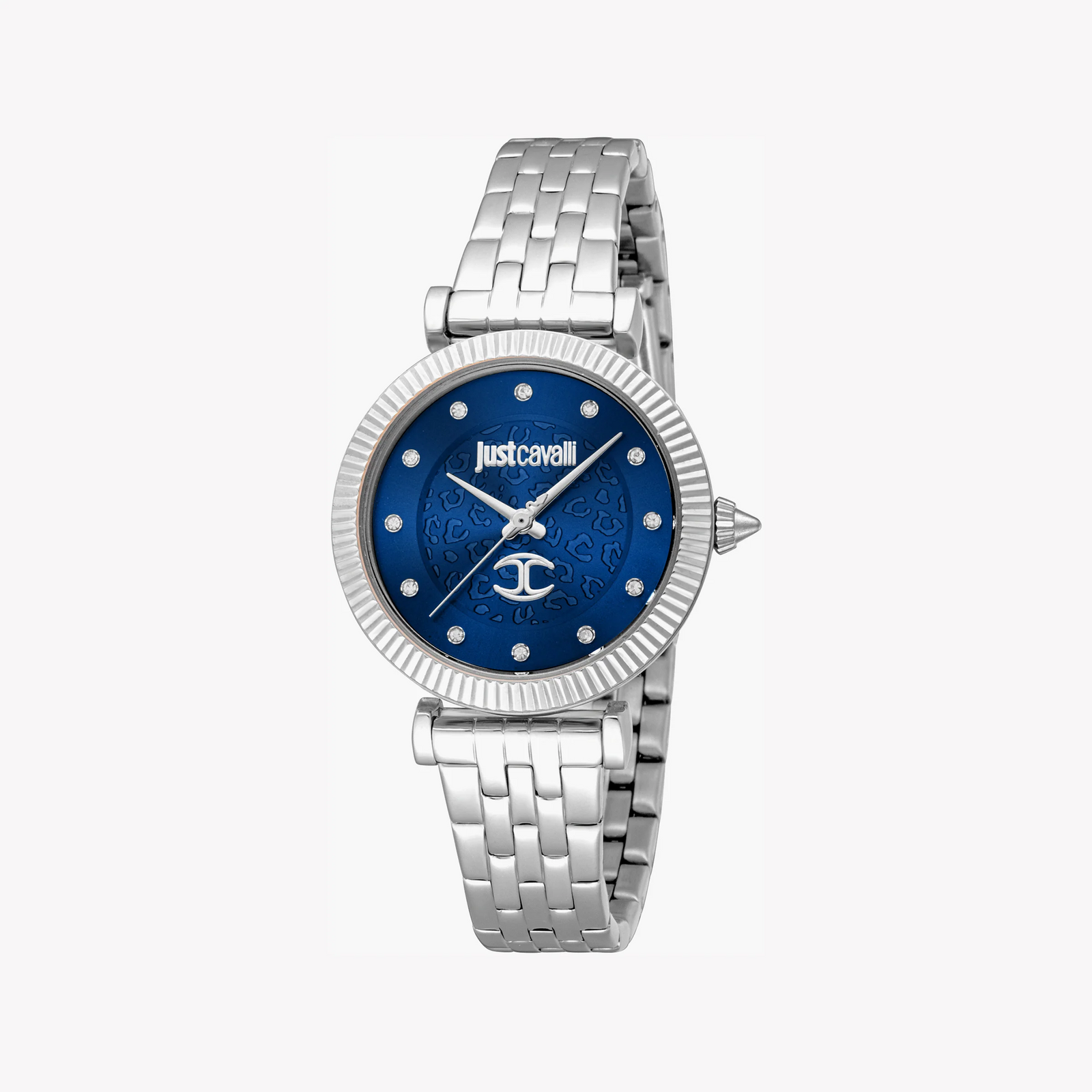 Just Cavalli Men's Stainless Steel Watch, Dark Blue Dial | Jc1l266m0015 by i-watch