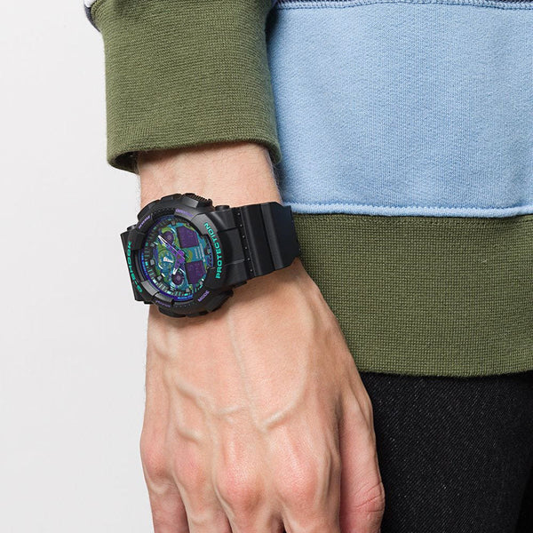 Casio G-Shock Ga-100bl-1adr - Rugged Elegance For Adventurous Men's Watch by i-watch