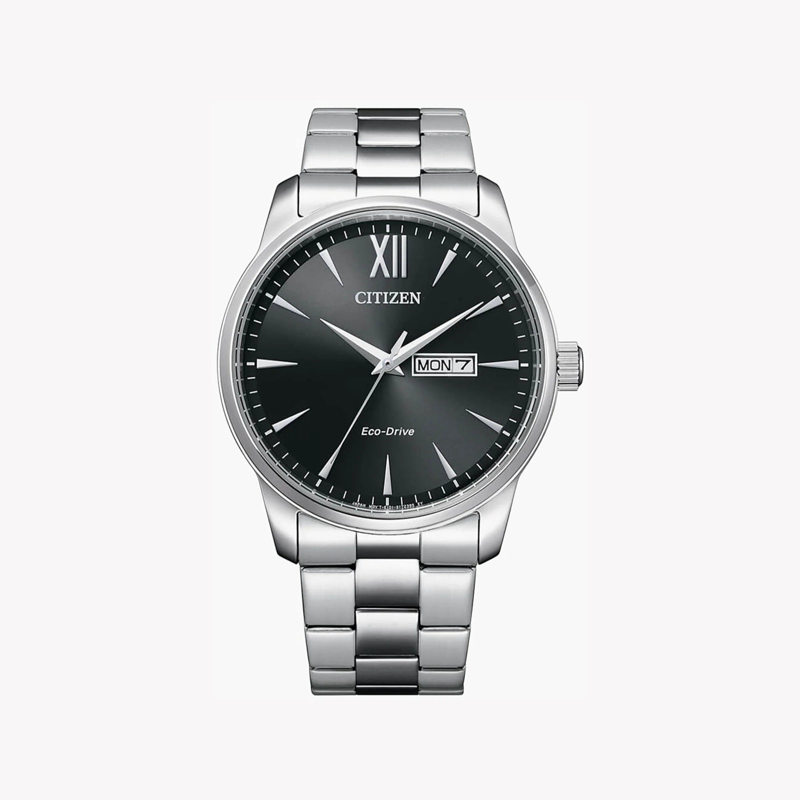 Dynamic Precision Men's Stainless Steel Watch, Black Dial | Bm8550-81e by i-watch