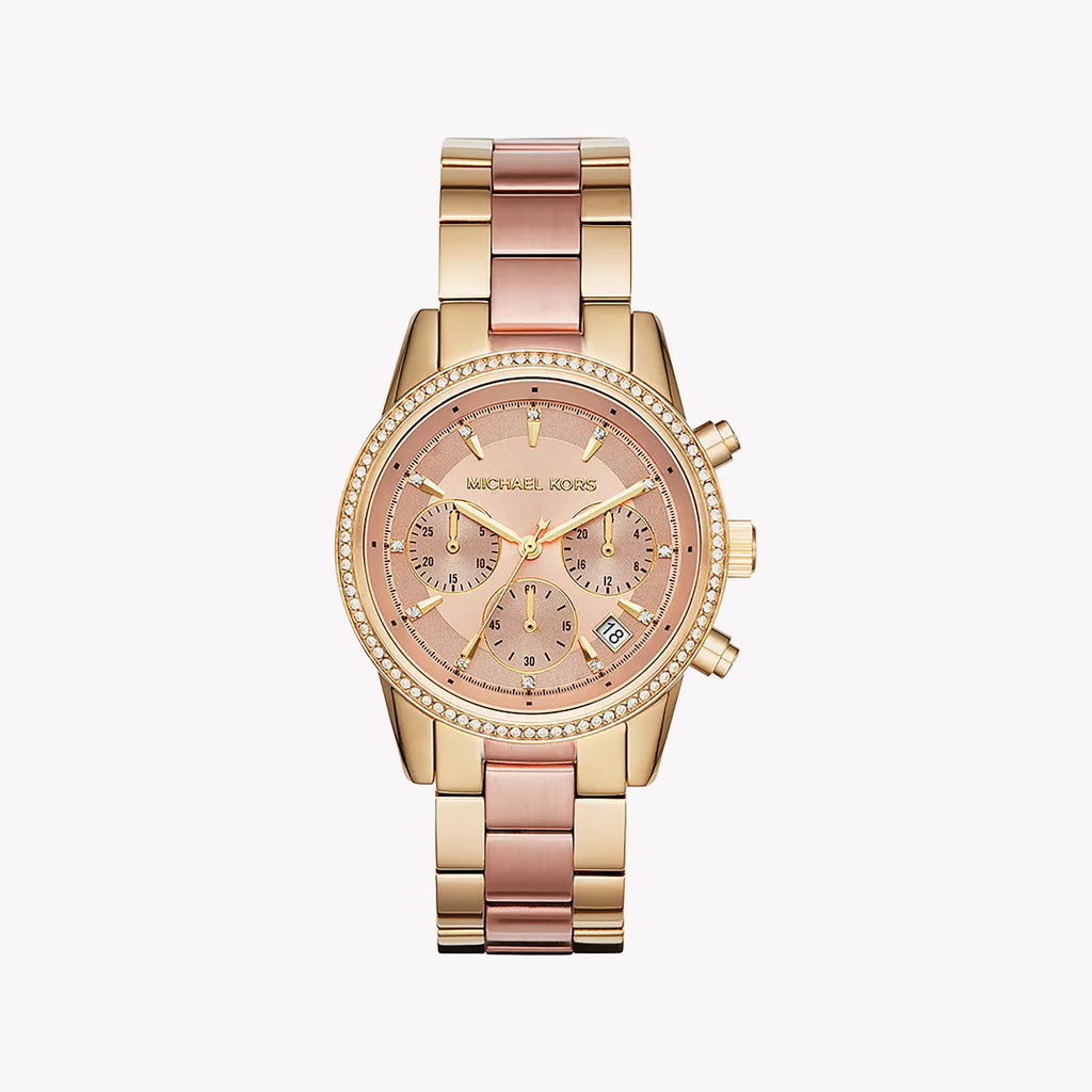 MICHAEL KORS MK6475 RADIANT ELEGANCE - GOLDEN TIMEPIECE FOR MODERN WOMEN