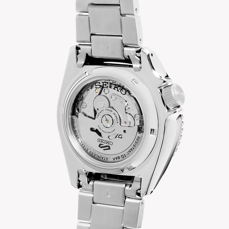 Seiko Men's Silver Stainless Steel, Orange Dial | Srpd59k1 by i-watch