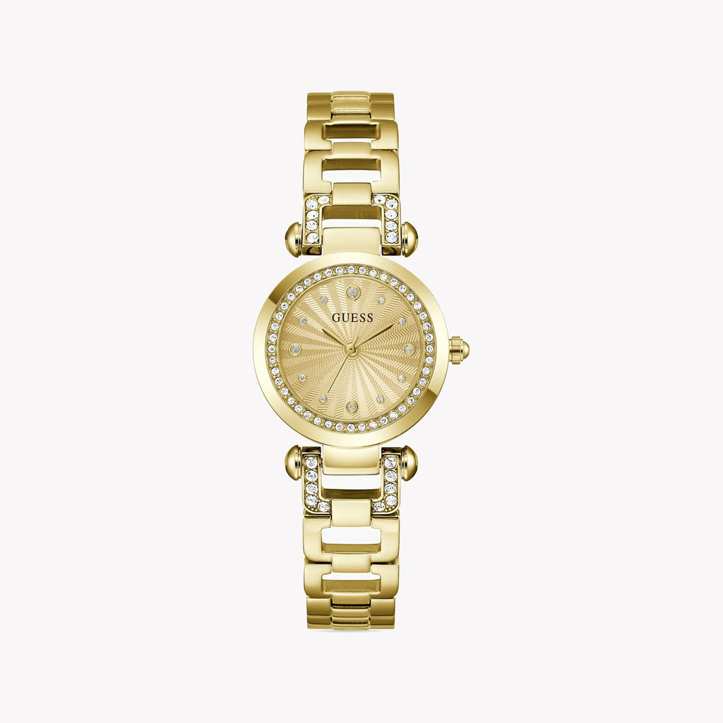 GUESS GW0869L4 Radiant Gold Charm Watch for Bold Fashion-i-Watch