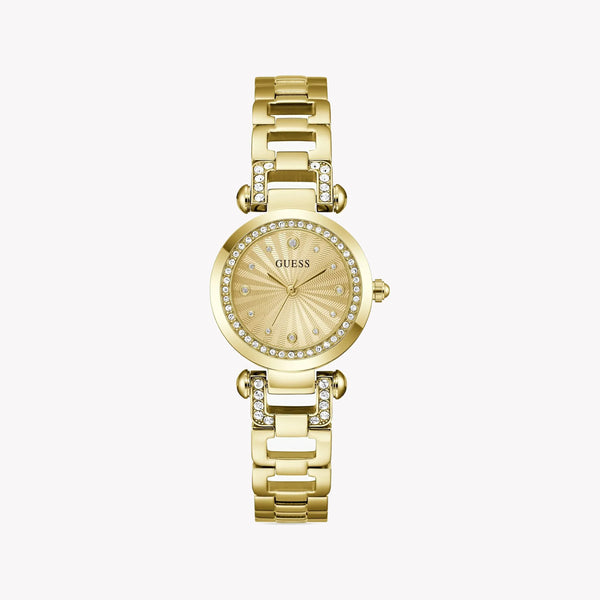 Guess Women's Gold Stainless Steel Watch, Gold Dial | Gw0869l4 by i-watch