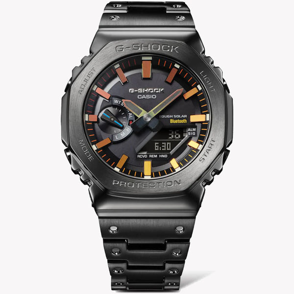 Casio Men's Black Stainless Steel Watch, Black Dial | Gm-B2100bpc-1aer by i-watch