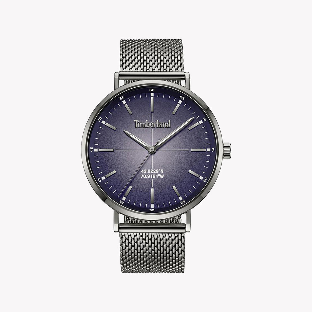 Timberland Men's Silver Watch, Blue Dial | Tdwgg2231104 by i-watch