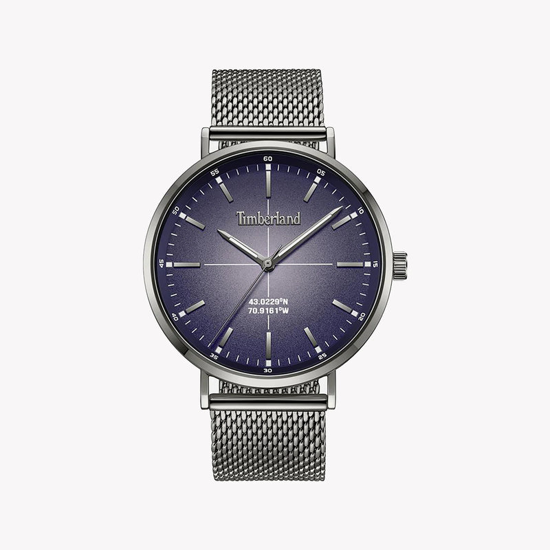 Timberland Men's Silver Watch, Blue Dial | Tdwgg2231104 by i-watch