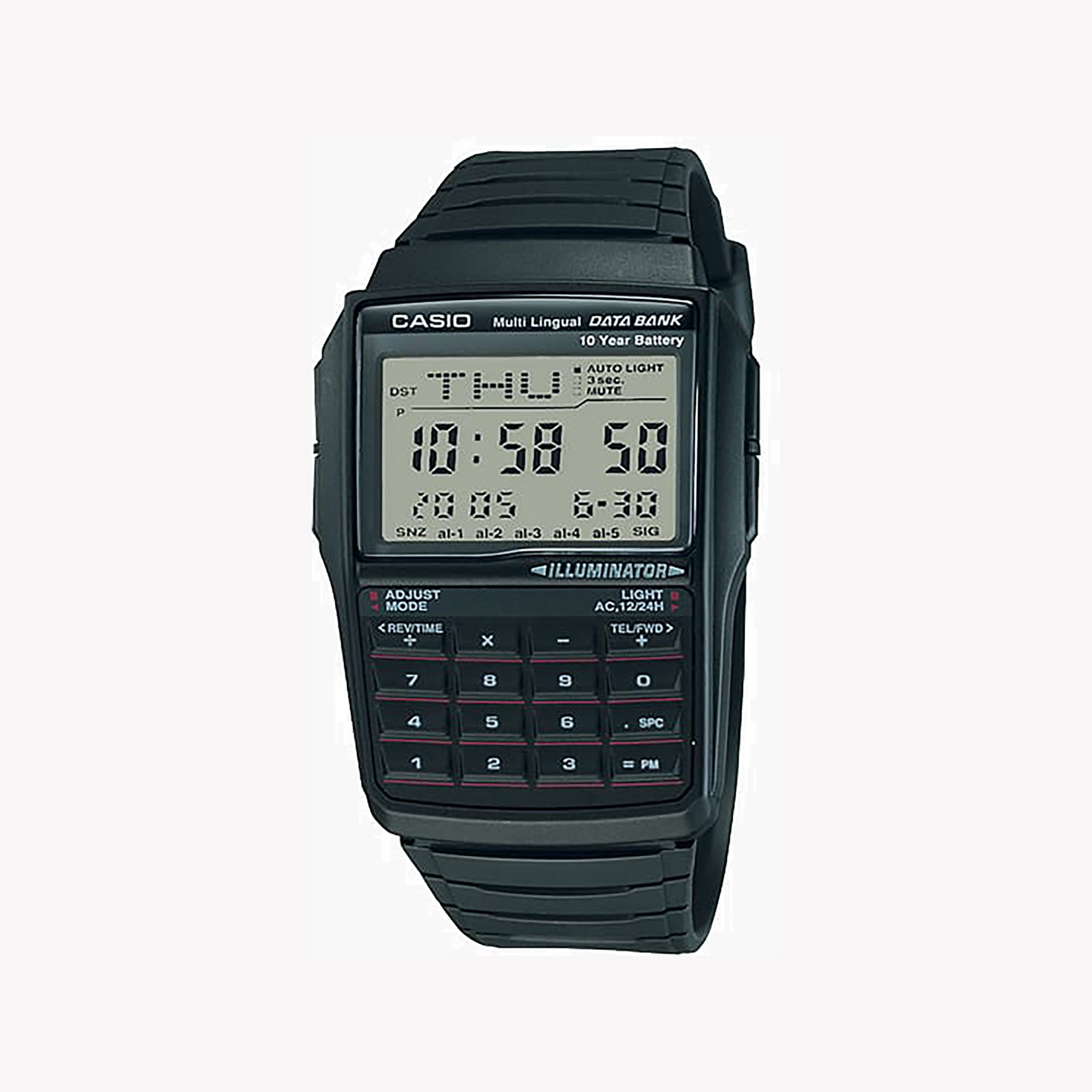 CASIO DBC-32-1A DYNAMIC SPORTY DIGITAL WATCH - VERSATILE FUNCTIONALITY FOR MEN