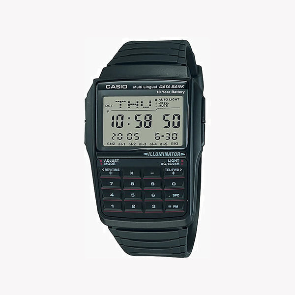 Casio Unisex Black Resin Digital Watch, Bold Display | Dbc-32-1a by i-watch