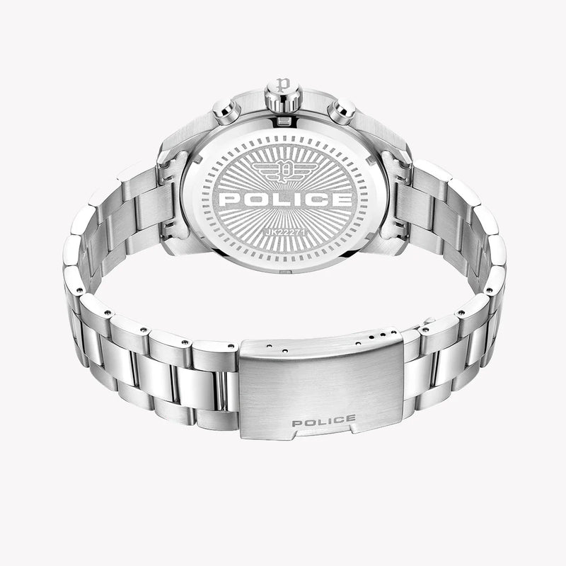 Police Men's Silver Watch, Blue Dial | Pewjk2227104 by i-watch