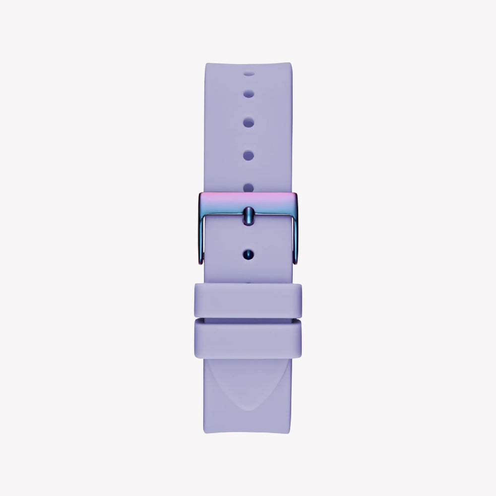 Guess Watches Women's Purple Silicone, Stainless Steel | Gw0536l4 by i-watch