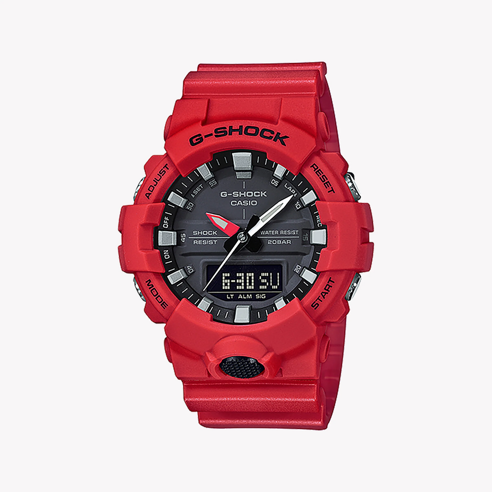 Casio G-Shock Ga-800-4adr Tough & Sporty - Men's Red Resin Adventure Watch by i-watch