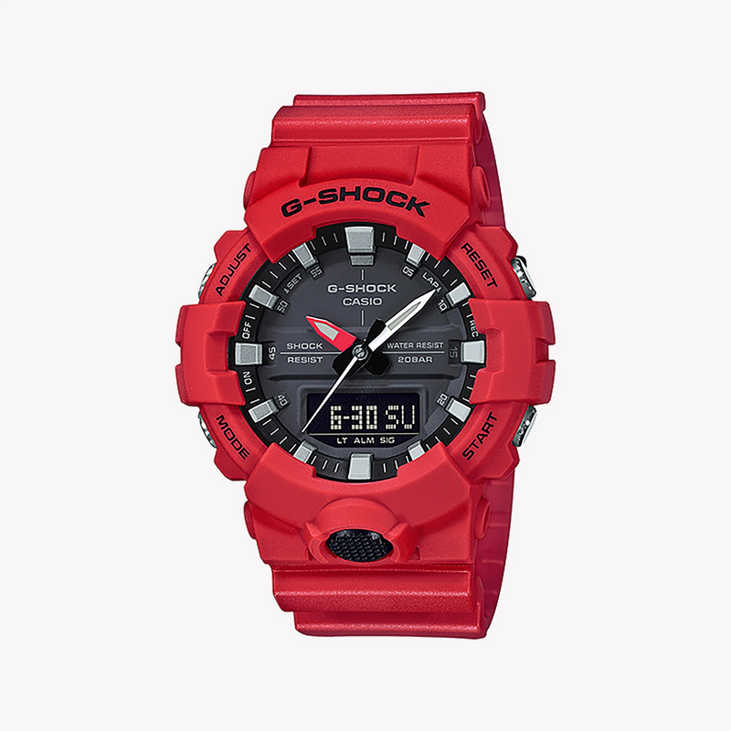 Casio G-Shock Ga-800-4adr Tough & Sporty - Men's Red Resin Adventure Watch by i-watch