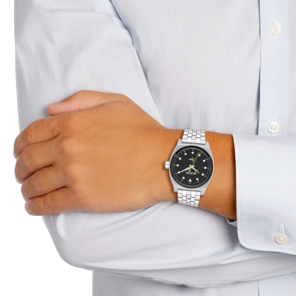 NIXON A1130-2971 BOLD SOPHISTICATION - ELEGANT SILVER & BLACK WOMEN'S TIMEPIECE-i-Watch-4