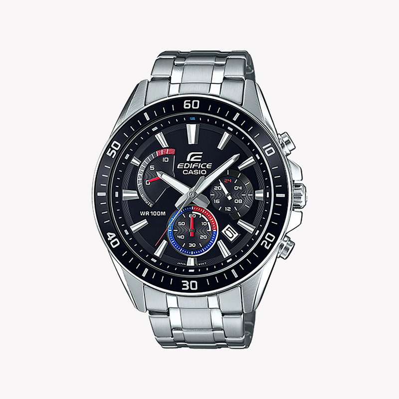 Edifice Efr-552d-1a3vudf - Adventure-Ready Men's Watch With Stylish Silver Design by i-watch