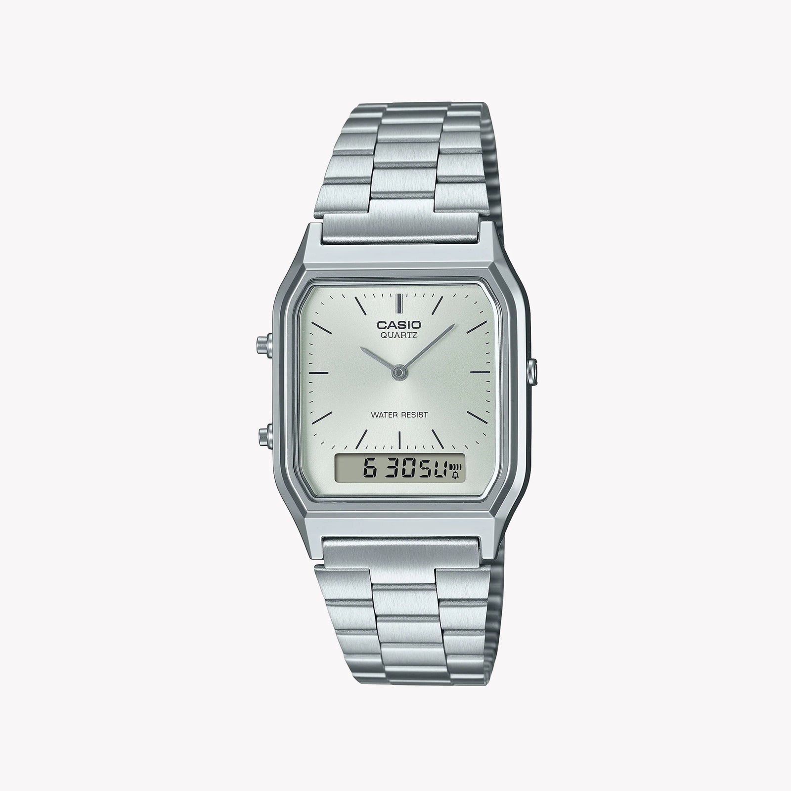 Casio Unisex Resin & Metal Watch, White Dial | Aq-230a-7amqydf by i-watch