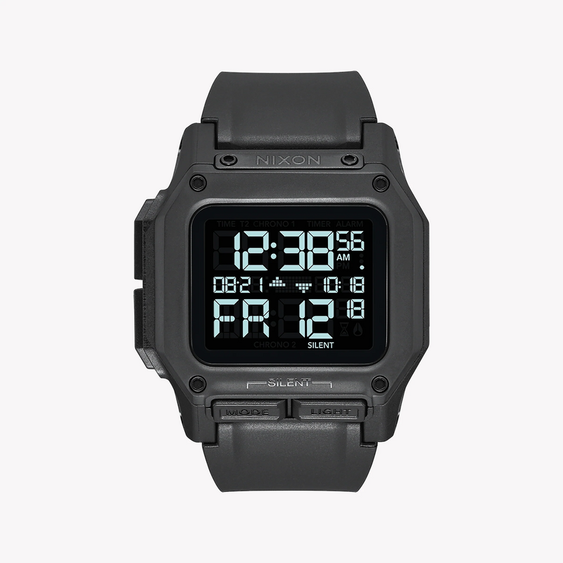 Nixon Men's Black Rubber Watch, Digital Dial | A1180-001 by i-watch