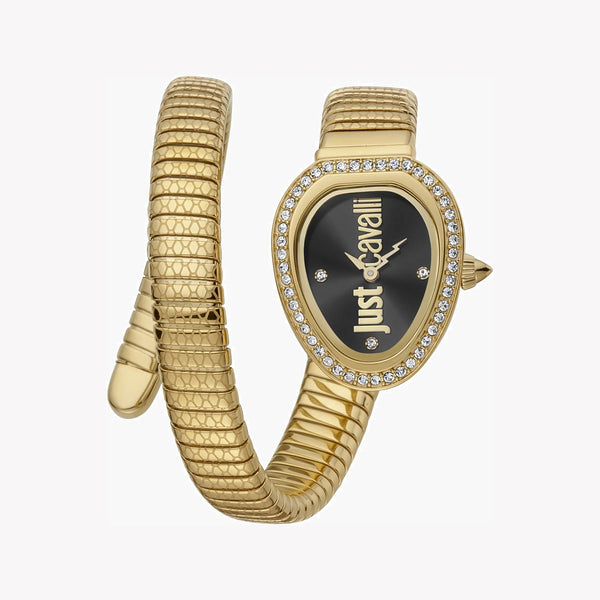 Just Cavalli Women's Gold Watch, Black Dial | Jc1l167m0035 by i-watch