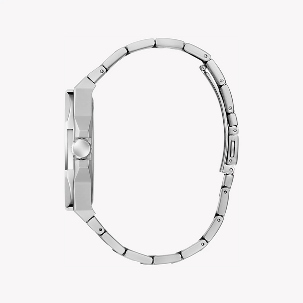 Guess Men's Silver Watch, Blue Dial | Gw0849g1 by i-watch