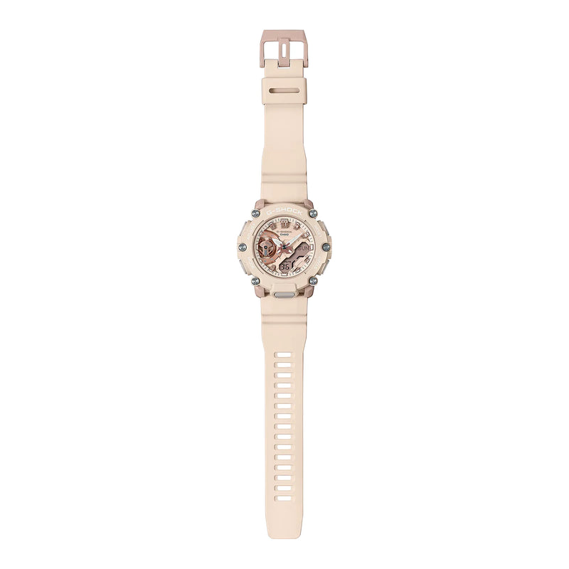 G-Shock Men's Red & Beige Resin Watch, 200m Water Resistant | Gma-S2200m-4adr by i-watch