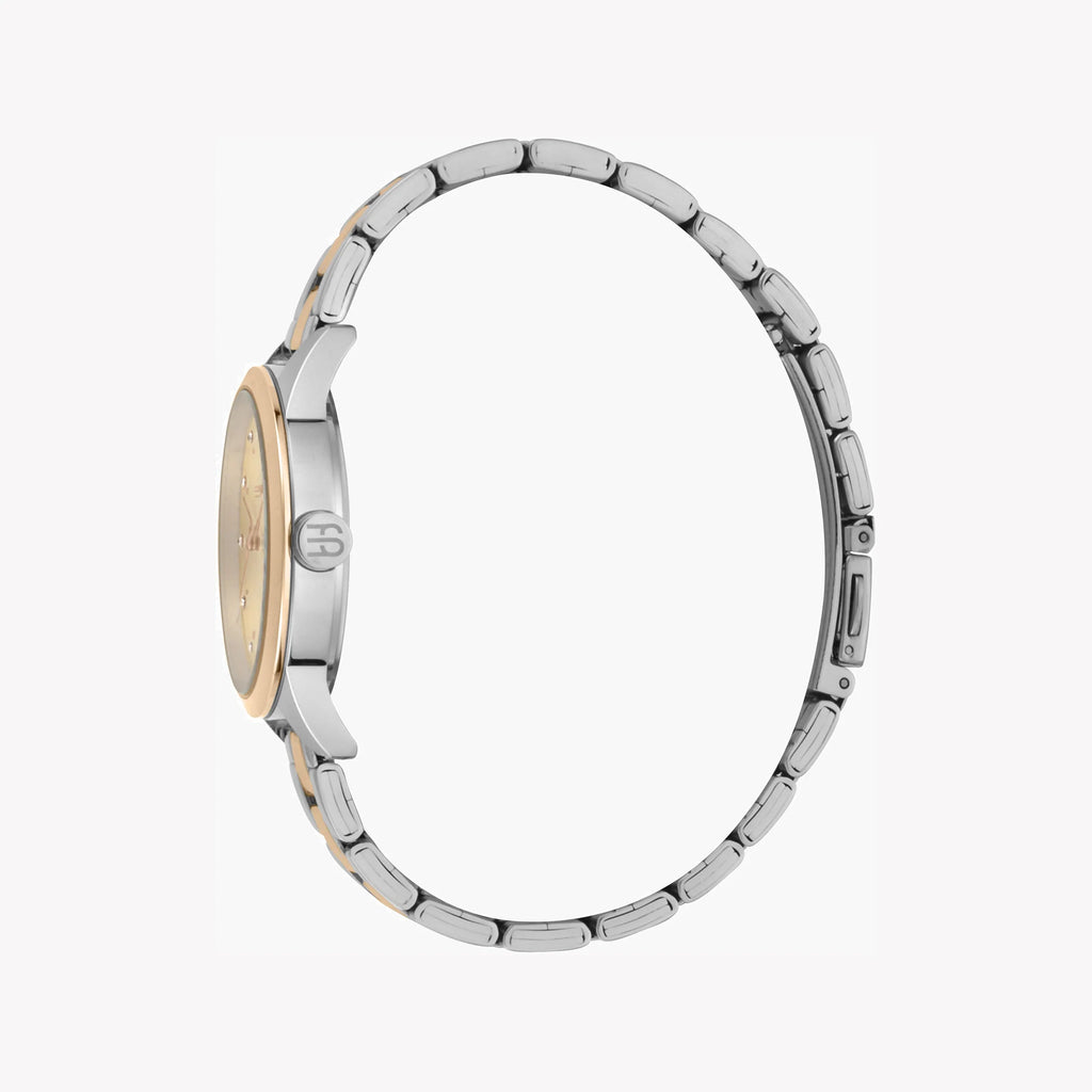 ESPRIT Women's Watch with Silver Stainless Steel Case and Silver & Rose Gold Stainless Steel Band-i-Watch-3