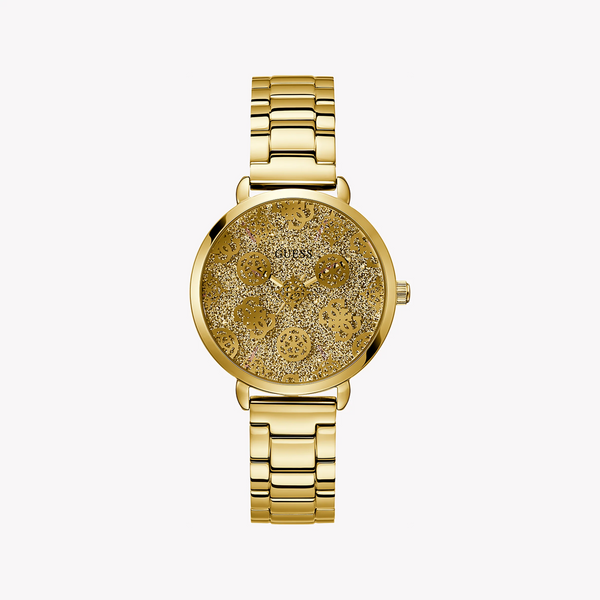 Guess Women's Gold Stainless Steel Watch, Gold Dial | Gw0670l2 by i-watch