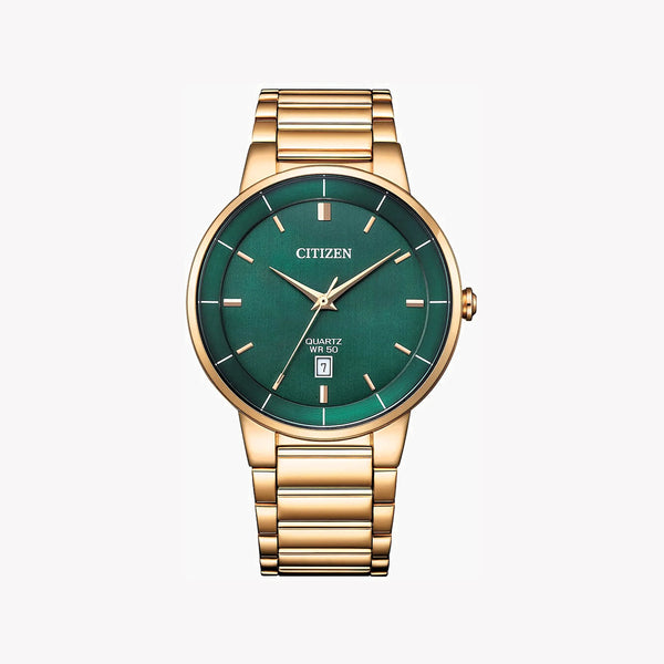 Citizen Men's Gold Stainless Steel, Green Dial | Bi5123-52x by i-watch