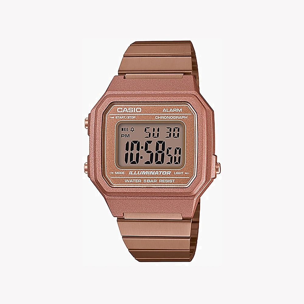 Casio Unisex Rose Gold Watch, Digital Design | B650wc-5adf by i-watch