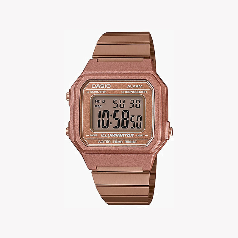 Casio Unisex Rose Gold Watch, Digital Design | B650wc-5adf by i-watch