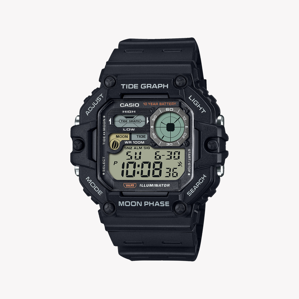 CASIO WS-1700H-1AVDF ADVENTURE READY - MEN'S SPORTY TIMEPIECE WITH TIDE GRAPH & MOON DATA