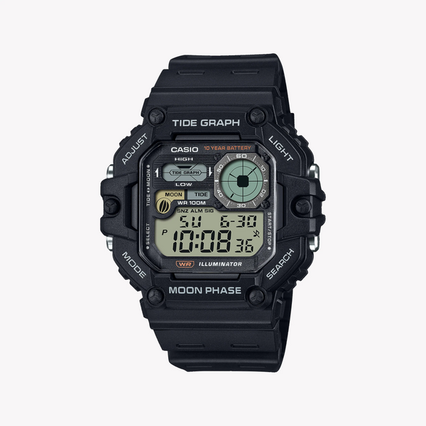 Casio Men's Black Resin Watch, Sporty Style | Ws-1700h-1avdf by i-watch