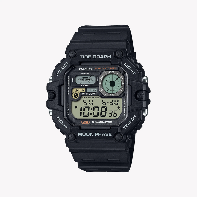 Casio Men's Black Resin Watch, Sporty Style | Ws-1700h-1avdf by i-watch