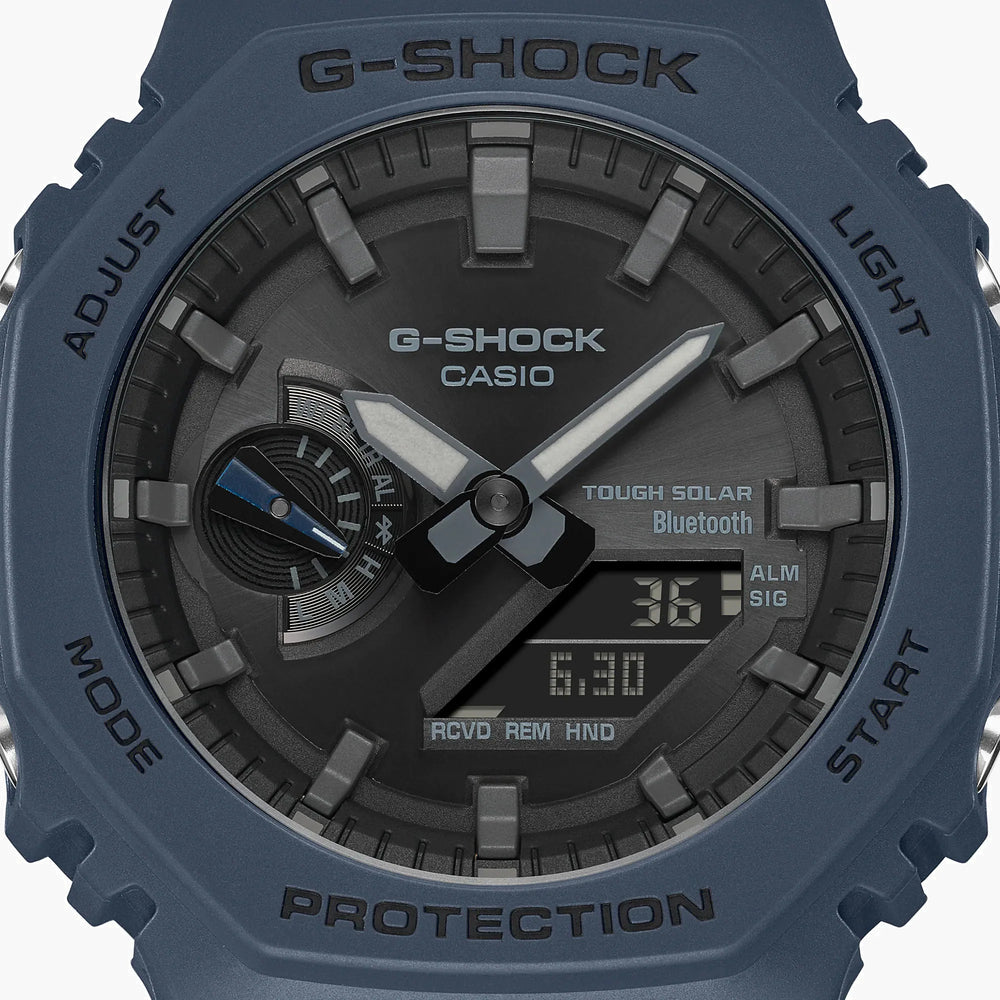 G-Shock Men's Blue Resin Watch, Octagonal Design | Ga-B2100-2adr by i-watch