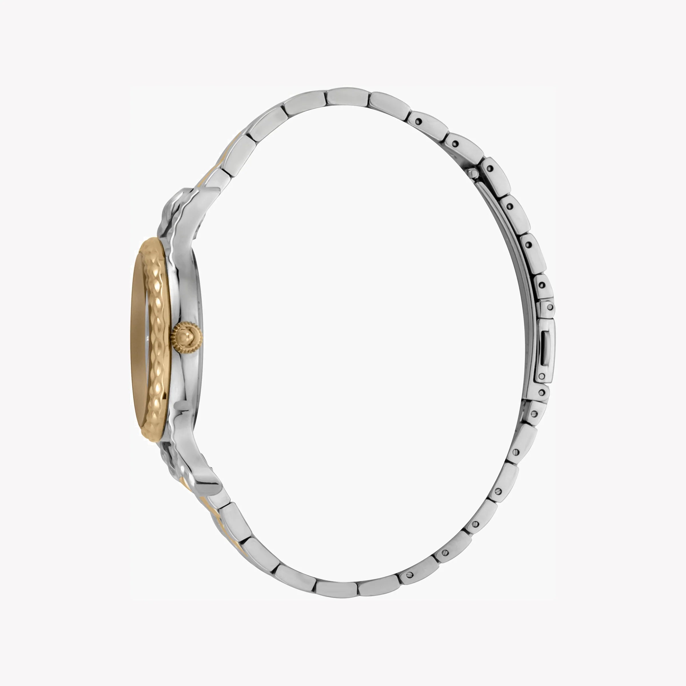 JUST CAVALLI Women's Watch with Silver & Gold Stainless Steel Case and Silver & Gold Stainless Steel Band