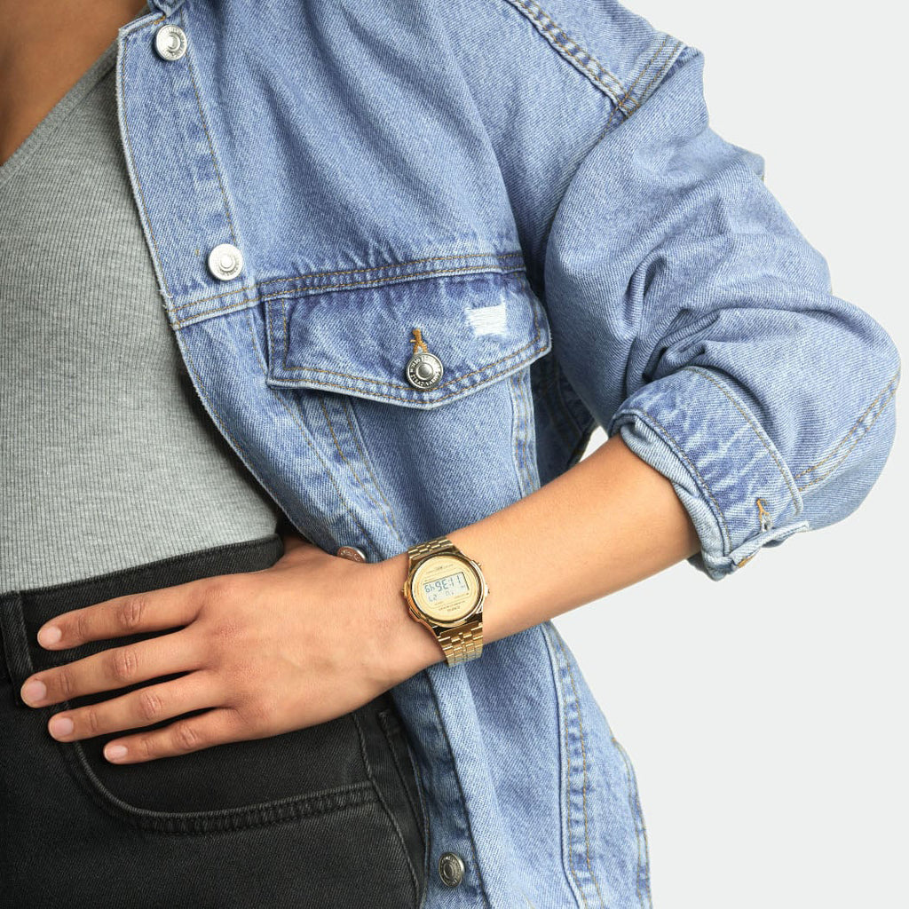 CASIO A171WEG-9A GOLDEN SPIRIT - SPORTY SOPHISTICATION UNISEX DIGITAL WATCH with stunning gold finish and precision features-i-Watch-2