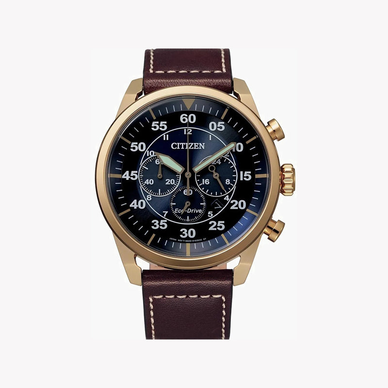 Citizen Ca4213-26l Dynamic Sophistication - Mens Gold & Blue Chronograph Watch by i-watch