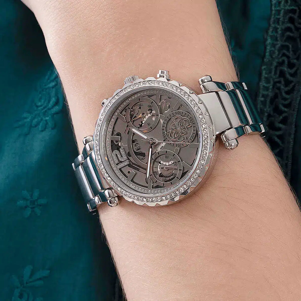 GUESS GW0403L1 - TIMELESS GLAMOUR: STYLISH SILVER WOMEN'S WATCH WITH CRYSTAL DIAL-i-Watch-5