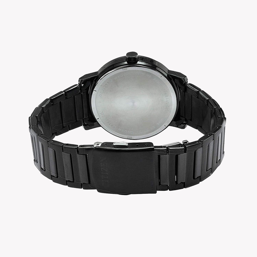 CITIZEN BE9187-53E - BOLDLY SOPHISTICATED MEN'S BLACK STAINLESS STEEL WATCH-i-Watch-4